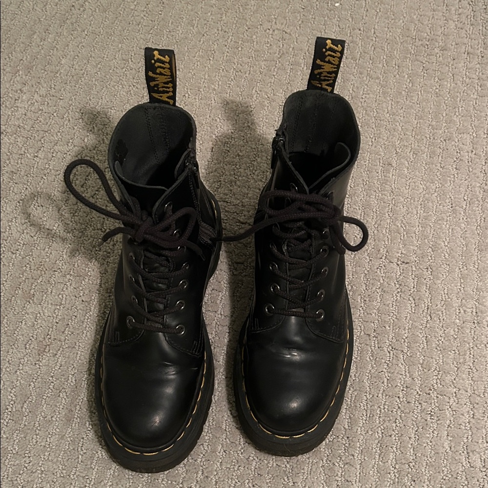 "Dr. Martens Jadon Boot Smooth Leather Platforms." - Picture 6 of 6